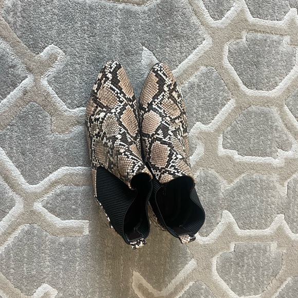 Snakeskin Booties - Picture 4 of 4